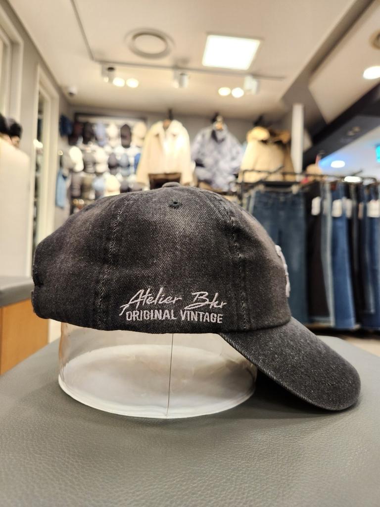 [Buckaroo Dongsuwon] Uni Denim Big Logo Embroidered Ball Cap B225AP330P