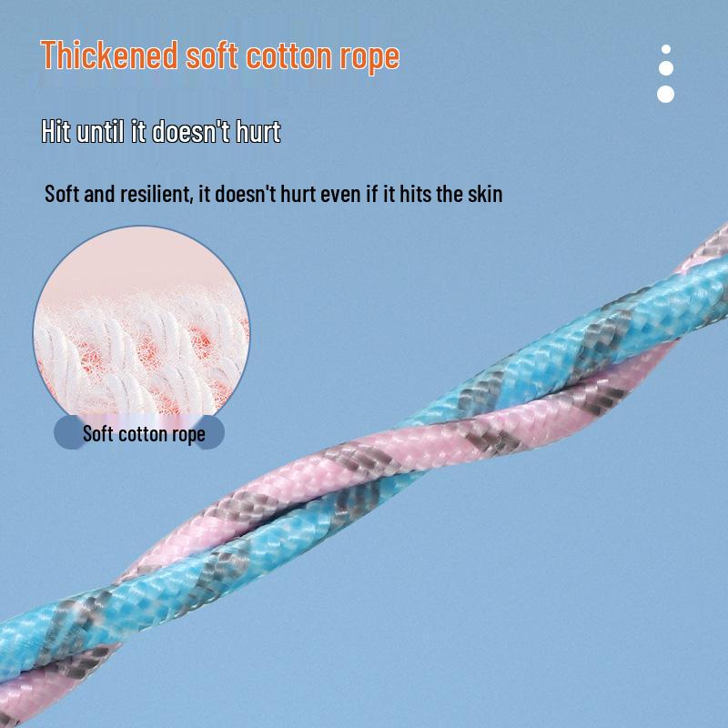 Colorful Adjustable Skipping Rope for Kids - Non-Knotting Design for Kindergarten & Elementary Students