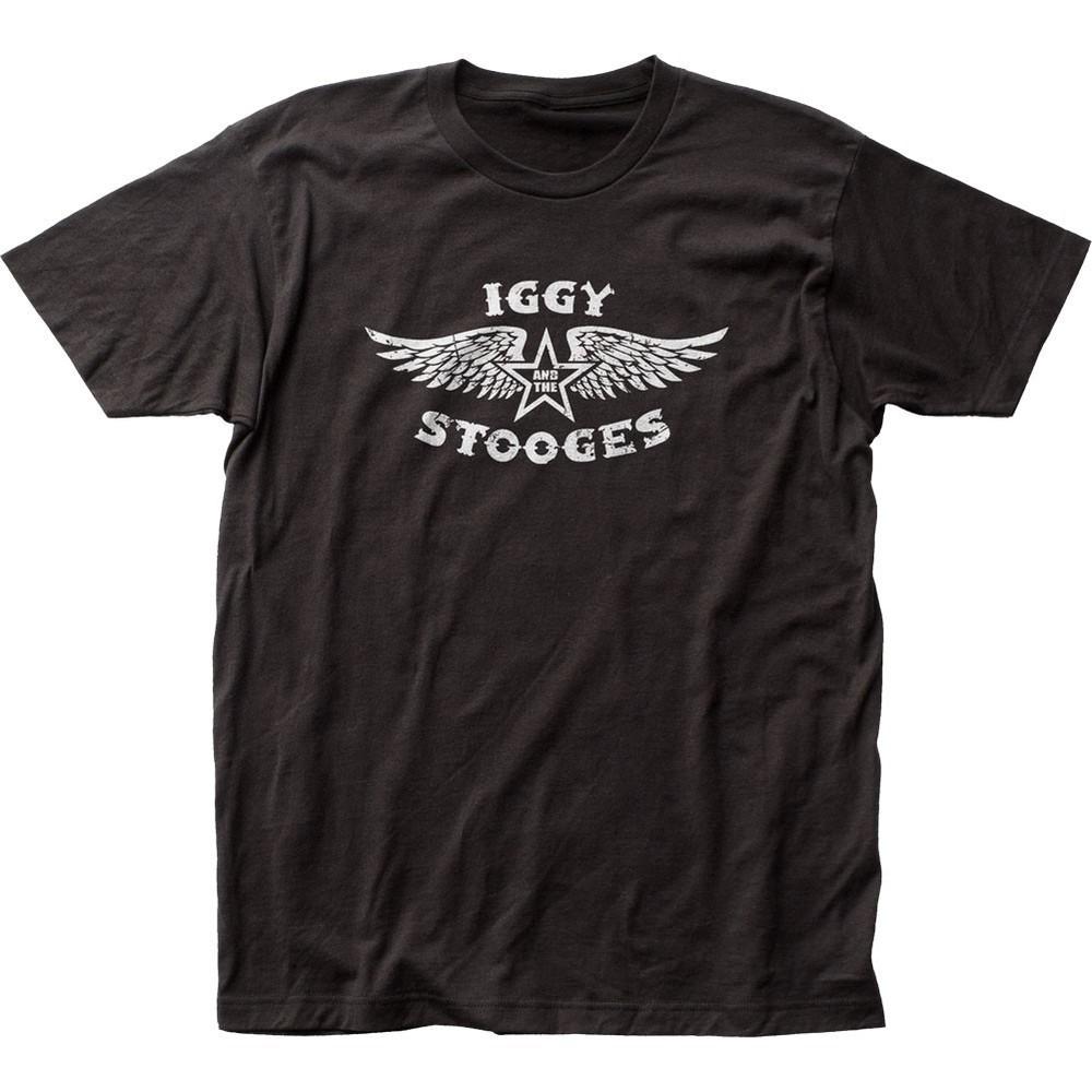 Iggy Pop Iggy amp The Stooges Mens T Shirt Music Classic Rock Band Tee New Black Unisex T-Shirt XL