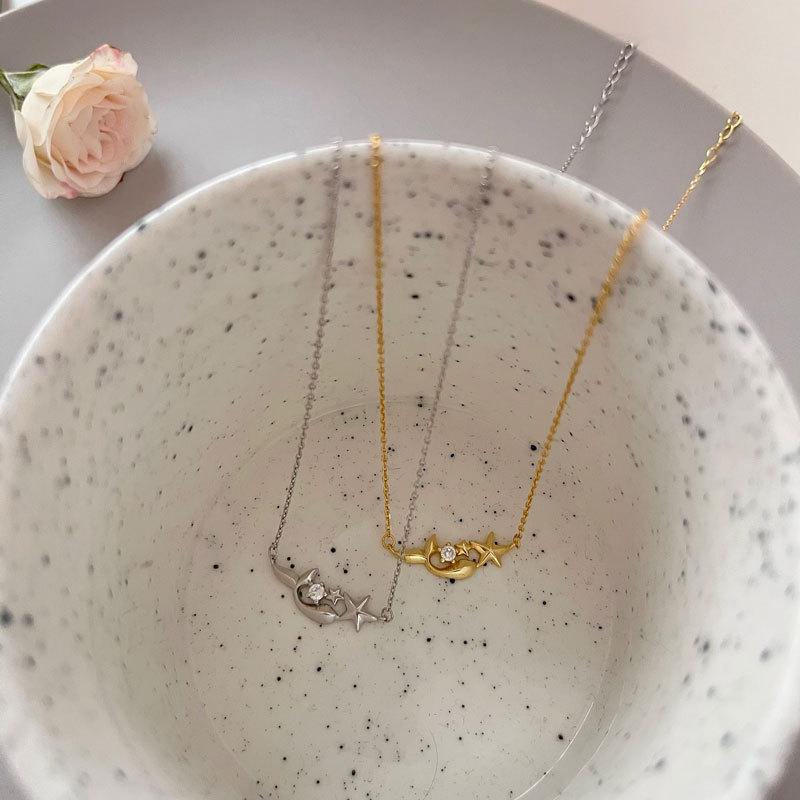 Whale Starfish Necklace Light Luxury Dreamy Niche Atmosphere Necklace Women's Trendy and Versatile