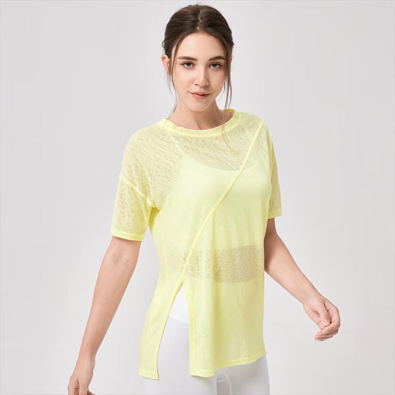 Women s Loose Breathable Active T-Shirt for Yoga & Running M