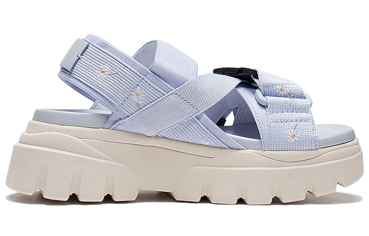Li Ning Женские пляжные сандалии Белые/Синие AZGS016-2