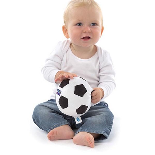 Playgro My First Baby Soccer Ball Schwarz-weißes koreanisches Kinderspielzeug