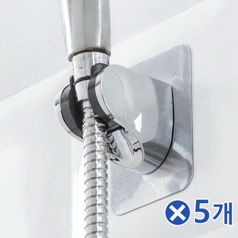 

5-Piece Adjustable Adhesive Shower Head Holders [W9D0A8B]