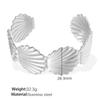 Personality Exaggerated Design Flower Starfish Water Drop Opening Bracelet Female Fashion Temperament Niche Titanium Steel Bracelet Female