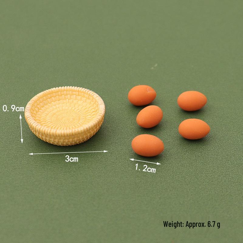 

Кукольный домик Миниатюрная 3D Кухонная сцена с едой, посудой и плитой