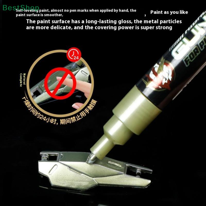 Mech Painting Paint Metallic Marker Pen Reflective Paint Model Marker Pen Drawing Students Supplies