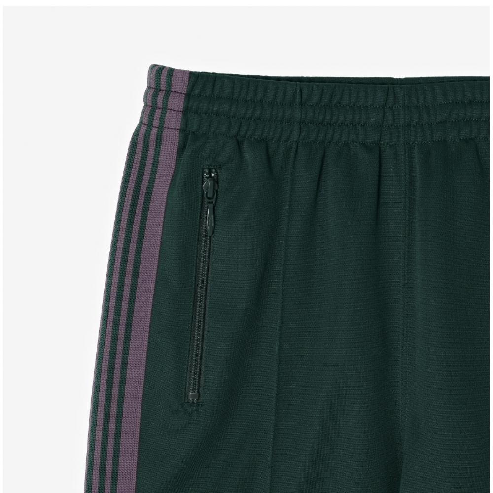 NeedleS Men S Long pantS Poly Smooth Straight Track pantS B Green