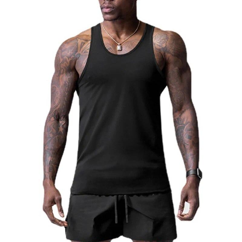 Tu es die Arbeit Dropship Sommer Herren Gym Sport Kreis Lead Basketball Bodybuilding Fitness Elastisch Schweißabsorption Bedruckte Weste