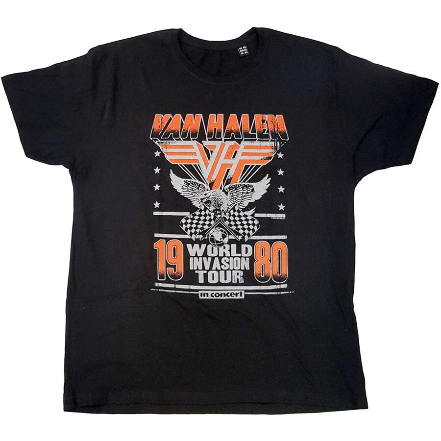 Van Halen - 1980 Invasion Tour - Black T-shirt XXXXL