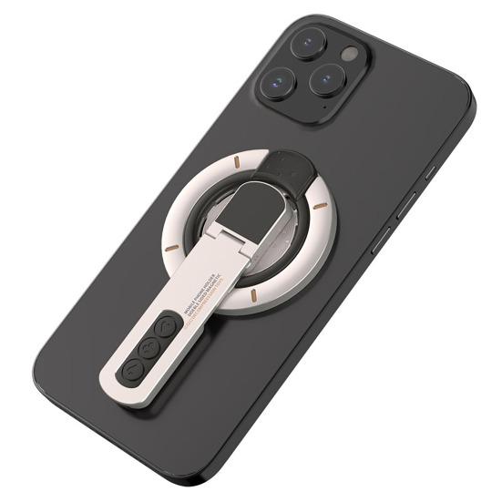 Magnetic Phone Ring Stand 360 Degrees Rotating Luminous Phone Bracket Multi-Angle Adjustable