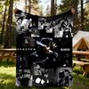 1 Stück Michael Jackson Outdoor-Decke Leichtes Flanell, Weich & Warm, Ganzjahresnutzung für Sofa, Outdoor, Camping, Wohnzimmer, Büro109