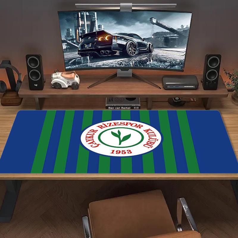 Caykur Rizespor Color Mouse Pad Large Gaming Table Cushion Non-slip Laptop Tablet Big Mousepad XXL Mat Mini PC Playmat With Lock edge