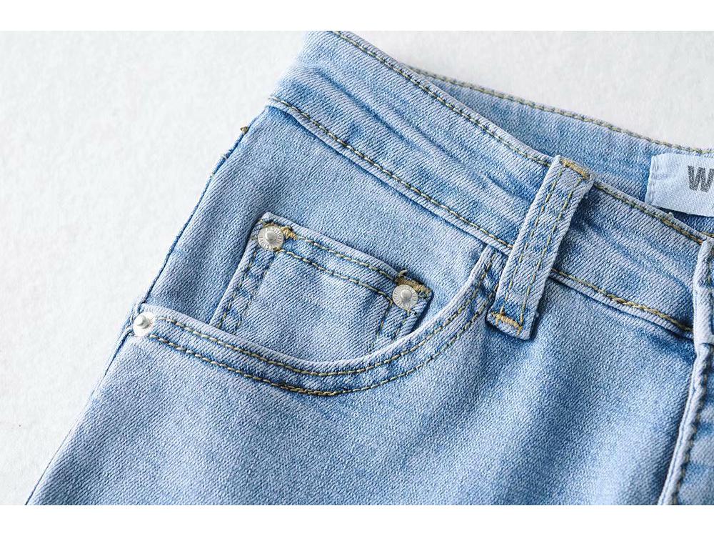 YPFF High Waist Slimming Flare Jeans – Women's Floor-Length Elastic Wide Leg Pants