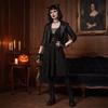 Women's Gothic Color Dress with Cross