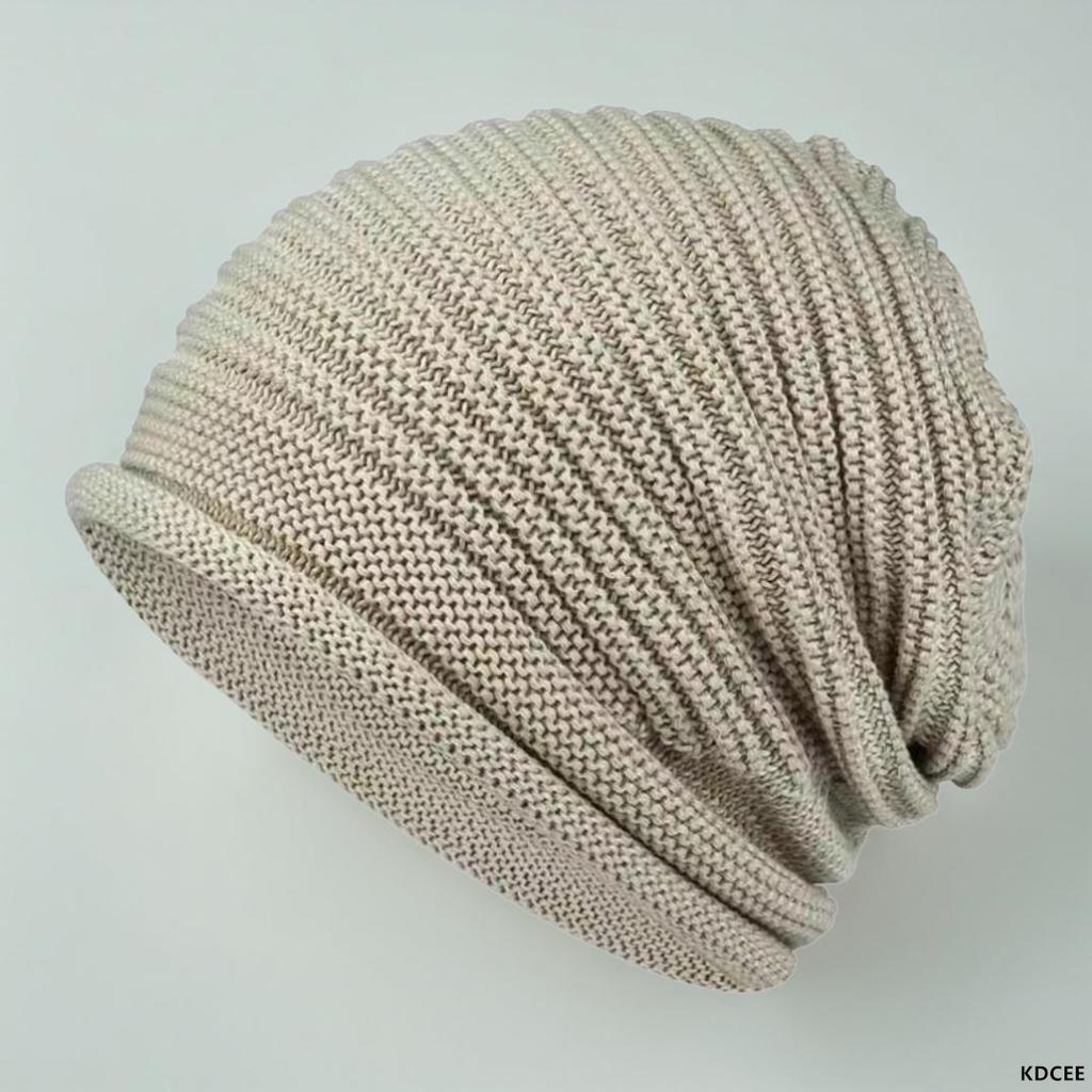 Women's wool knitted pullover hat autumn and winter popular headgear fashion versatile thermal pile hat