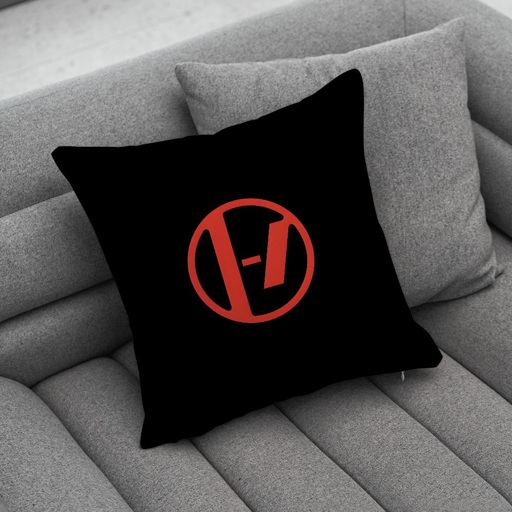 TTwenty One Pilots Pillow Case Soft Cushion Cases for Farmhouse Sofa Decor Home Decorations and Protector