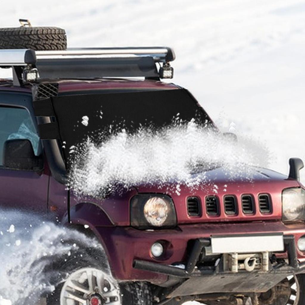 Car Snow Cover Winter Car Covers Shade Guard Protective Heavy-Duty Weatherproof For Sun Winter Heat Outdoor Rain Ice