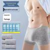 Sterilized Disposable Men's Boxer Briefs for Travel - Individually Packaged Wash-Free Daily Shorts.