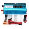 LED Display 12V DC To 220V AC Sine Wave Converter Lot Blue 2000W Solar Power Inverter