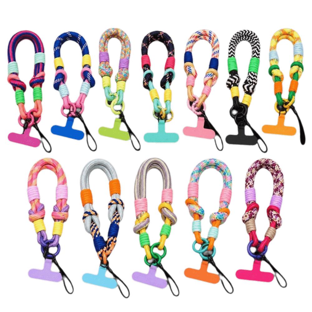 Removable Mobile Phone Lanyard Adjustable Phone Lanyard Strap New Braided Hand Rope  Women