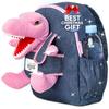 Dinosaur Toy for Ages Birthday Gift for Plush Dinosaur 06 Medium Pink Daypack Backpack Kids, 3-5, 3-Year-Old Boys, Backpack, — T-Rex, M,