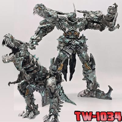 צעצוע טרנספורמר BAIWEI Grimlock TW1034 מנהיג הדינוזאורים OP מפקד KO SS07 SS44 דמות אקשן רובוט דפורמציה מודל אנימה