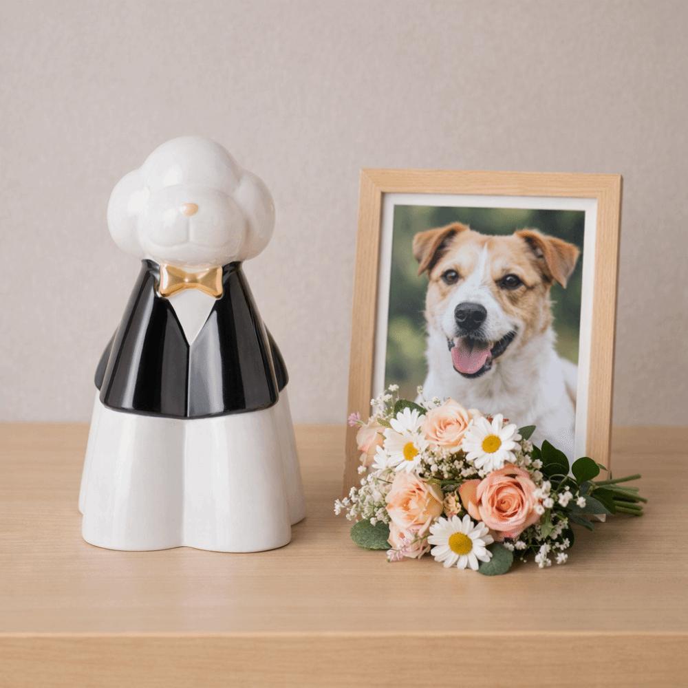Moisture-proof Pet Memorial Urn Dog Shape Cat Funeral Urn Pet Ashes Storage Box  Pet Supplies