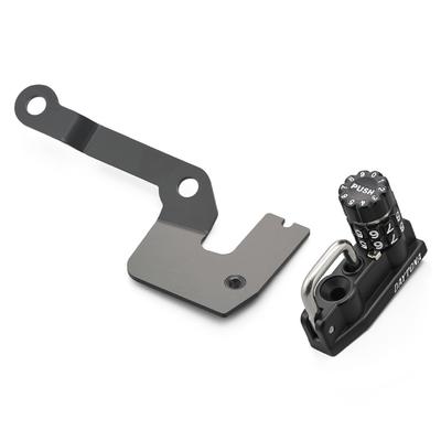 Daytona 48715 Motorcycle Helmet Lock, Helmet Holder for YZF-R25/R3 (15-22) MT-25/03 (16-22) Dial Type