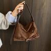 Women Soft Faux Leather Hobo Bag with Adjustable Shoulder Strap for Daily Commute