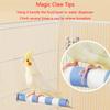 Bird Perch Ceramics Stand Non Toxic Parrot Cage Toy for Nails Grinding Stable Scrub Station for Parakeet Finches Canary