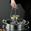 ZISIZ SUS304 Stainless Steel Steaming Bowl Set