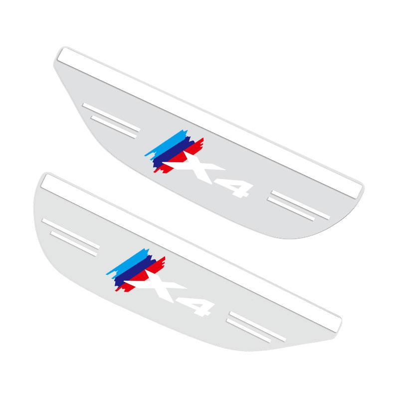 2-teilige Rückspiegel-Regenbraue, Rückspiegel-Seitenregen- und Schneeschild für BMW Performance X1 X2 X3 X4 X5 X6 X7