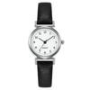 Stylish Women's Quartz Watch with Leather Strap & Digital Scale