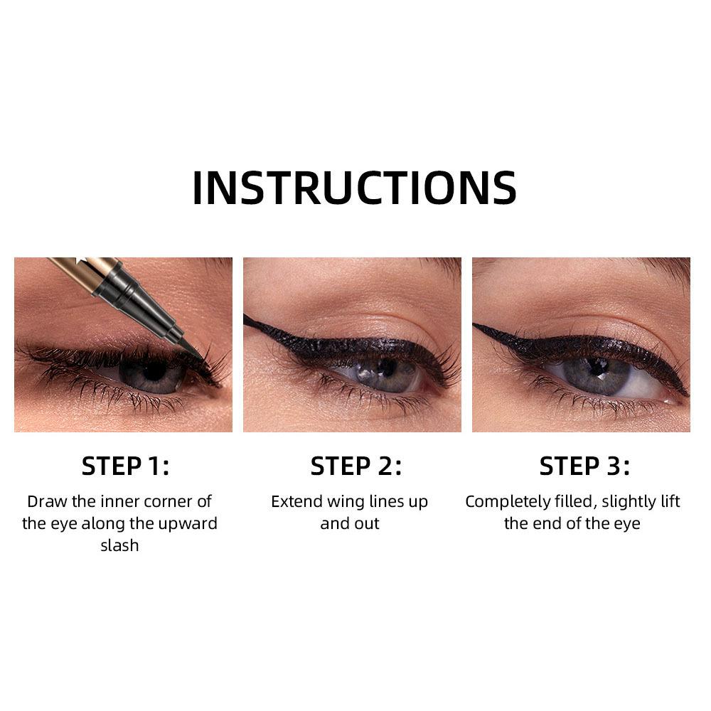 Ultra-fine Liquid Eyeliner Long-lasting No Smudged Waterproof Eyeliner
