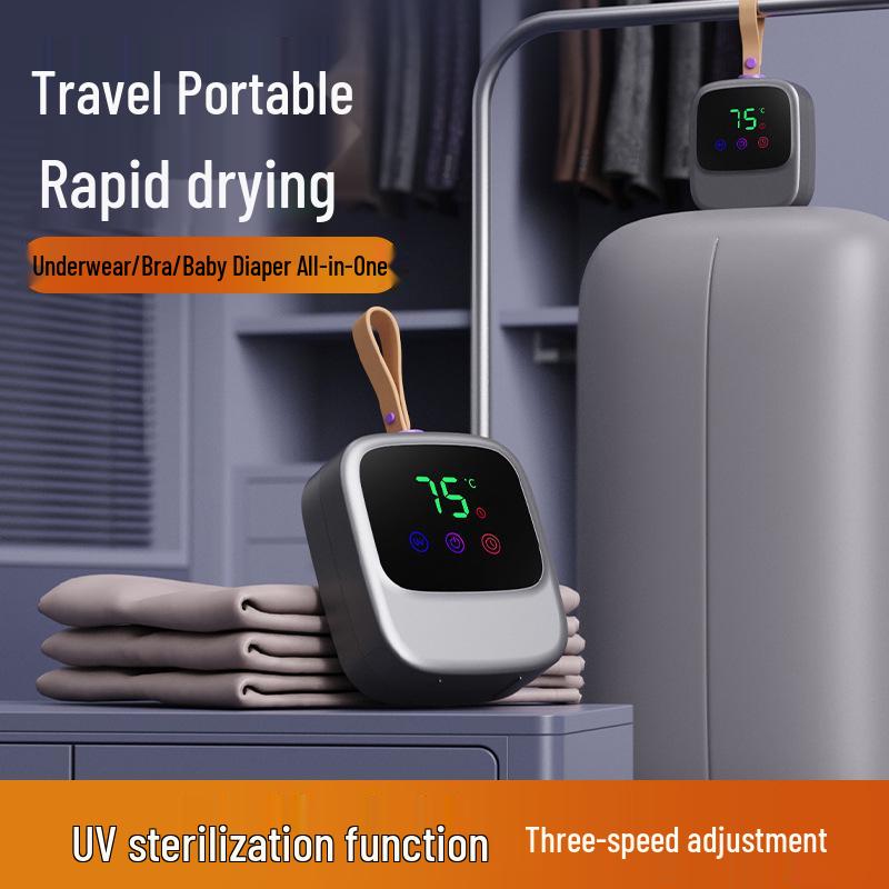 Portable Multi-Functional Smart Clothes Dryer - Quick Dry, Constant Temperature, Foldable for Dorm & Travel