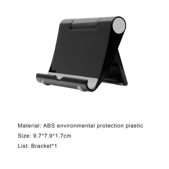 Phone Support Rack Convenient Foldable Adjustable Phone Desk Stand Holder for Desktop Bed Office