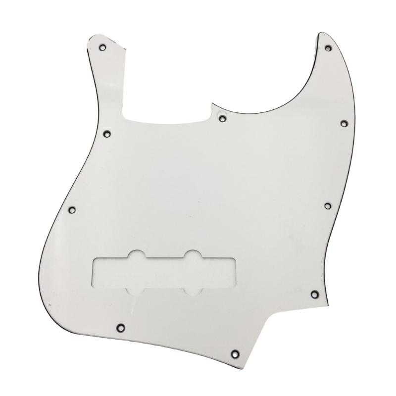 

Защитная крышка от царапин для бас-гитары, 10 отверстий, ПВХ-панель, прочный защитный слой, для выступлений, готовые инструменты белый