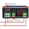 ETC-512B Digital Thermostat Temperature Controller Thermometer Sensor Hygrometer 12V 24V 220V Refrigeration Alarm