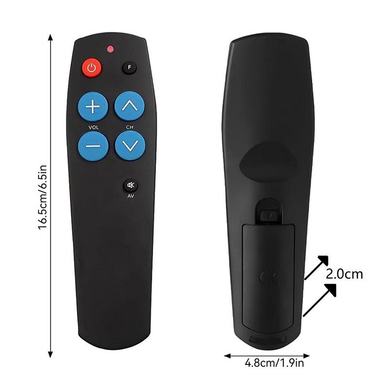 1 Piece Smart Ir Learning Controller 7 Big Buttons Universal Learn Remote Control Clone Copy For Tv Cd Dvd Stb Dvb Hifi Tv Box