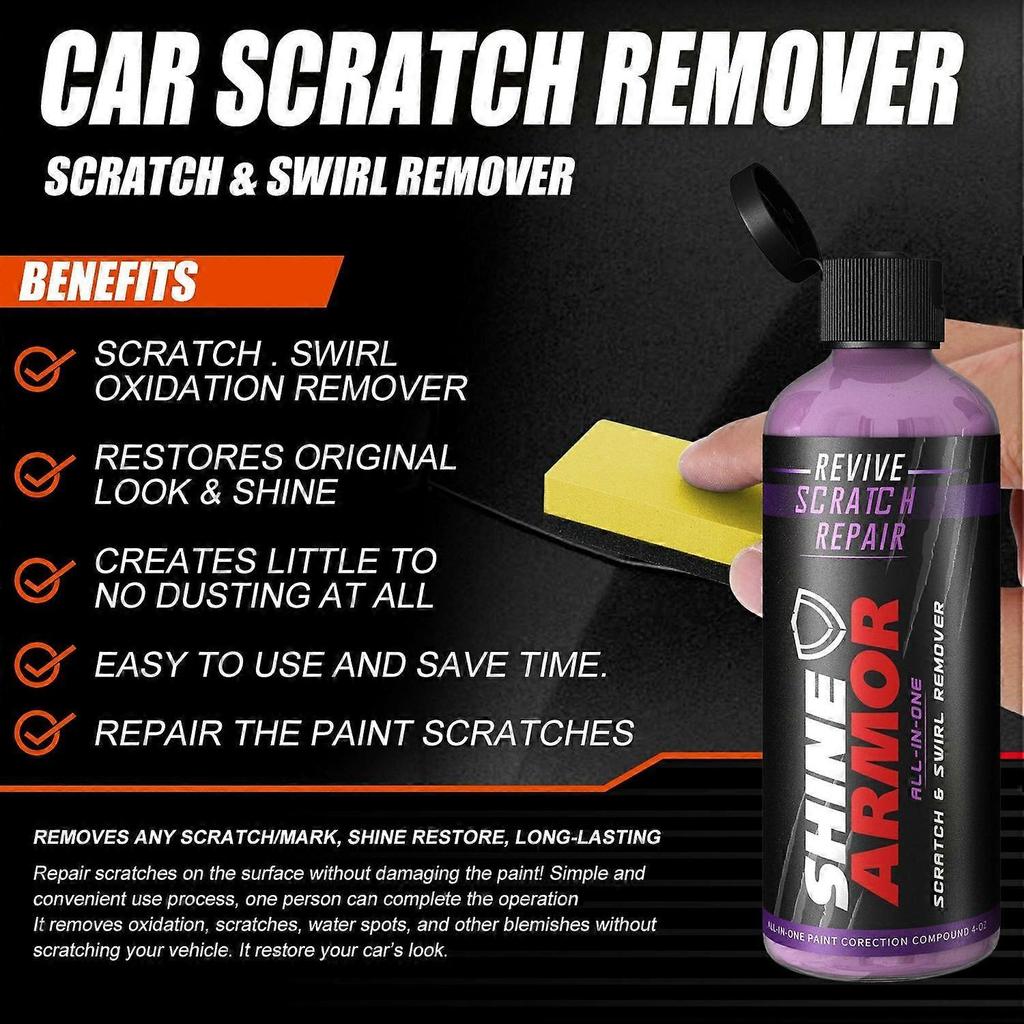 EELHOE ghqcj1216jw02 4oz Car Scratch Remover Repair Fluid Paint Surface Restoration Polishing Mainte
