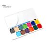 Art Supplies Watercolor Paint Set, Portable Washable Solid Palette, Bright Semi Dry Set Colors Pigment Kit, for Kids And Beginners Illustrations Safe