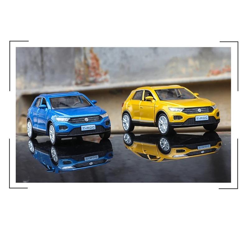 1/36 Volkswagen T-ROC SUV Alloy Car Model Diecasts Metal Toy Vehicles Car Model Simulation Collection Childrens Gifts Decoration