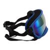 Dog Sunglasses Windproof UV Proof PC TPU with Adjustable Strap Pet Goggles for Outdoor Skiing Blue