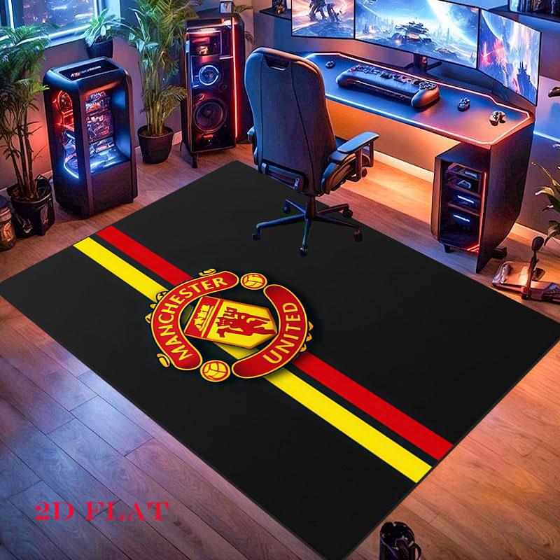 Round MUFC Rug Carpet Rug for Living Room Bedroom Home Sofa Decoration,Kids play Nonslip Floor Mat