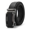Frosted Automatic Buckle Edge Two-Layer Cowhide Belt, Business And Leisure Men'S Trendy Belt