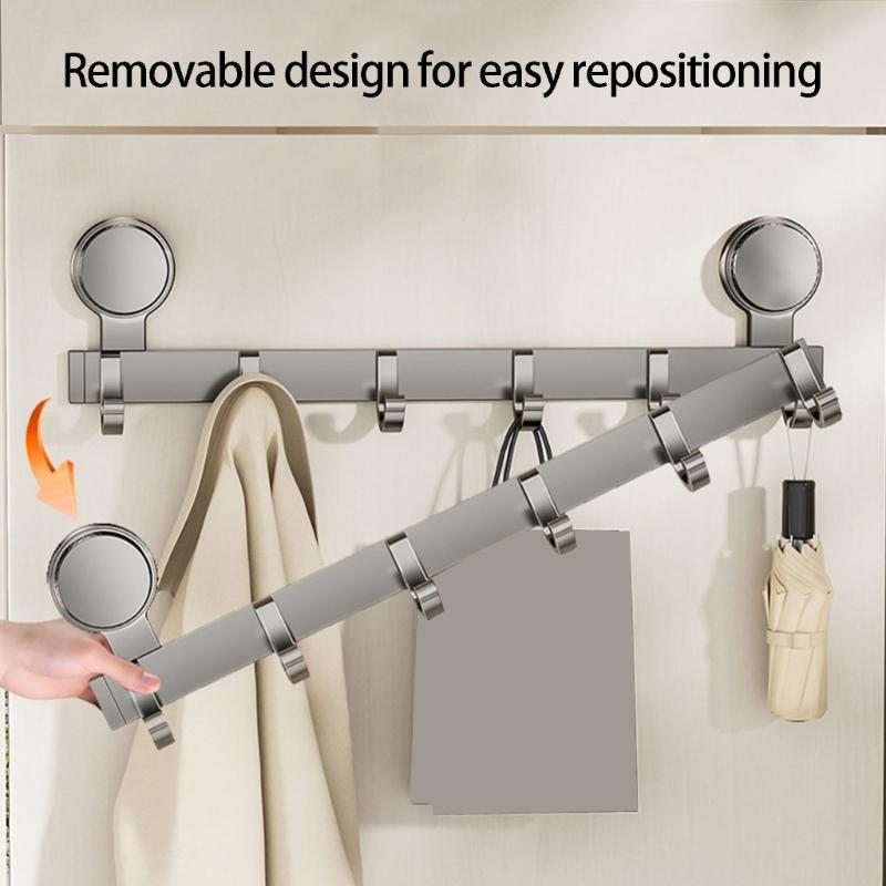 Strong Suction Cup Hook Strong Load-bearing Adhesive Rack Hook for Bathroom And Kitchen Organization