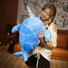 Genshin Tartaglia Plush Body Pillow Cute Anime Whale Stuffed Cushion Genshin Impact Decorative Throw Pillow Back Cushion Decor