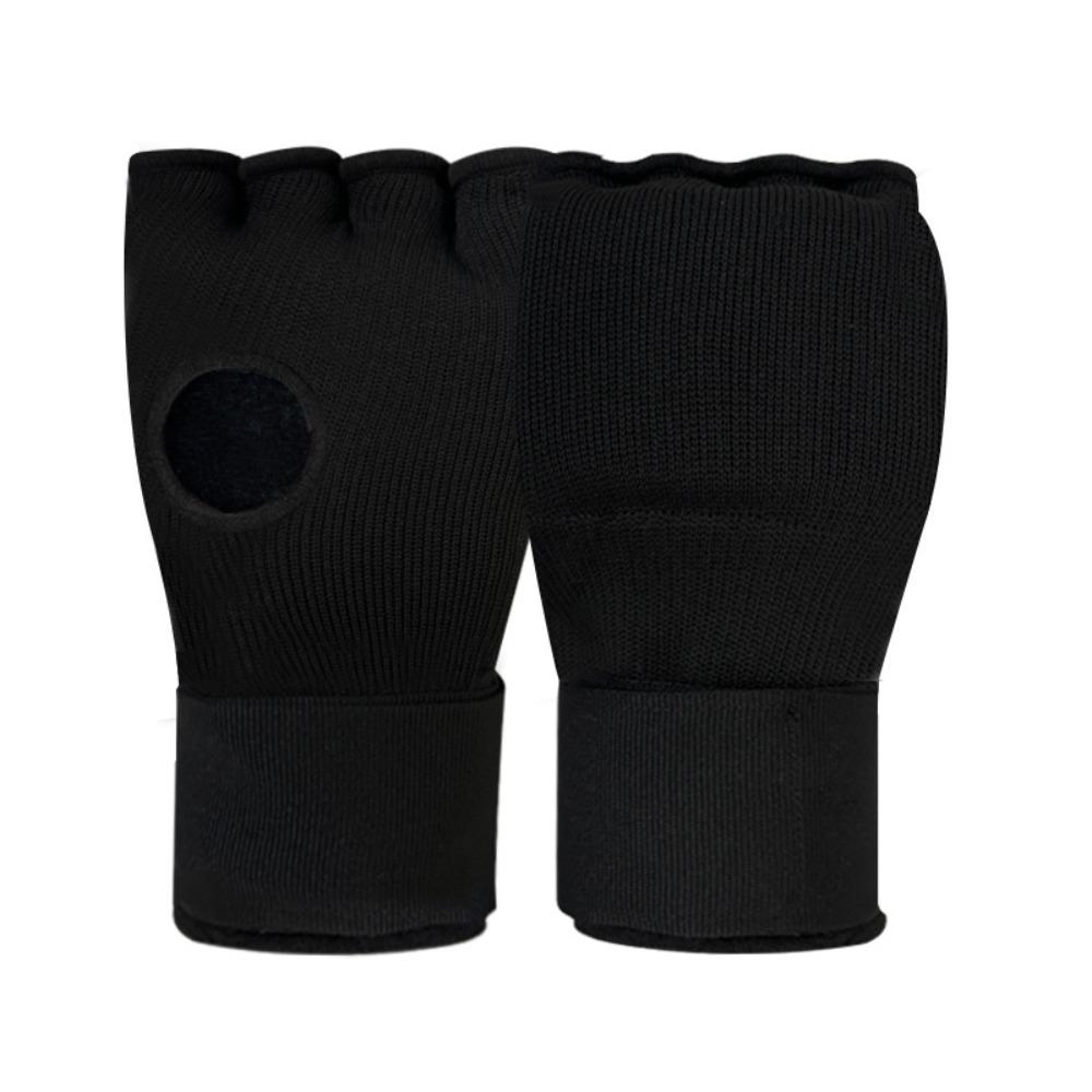 Thickened Sponge Muay Thai Training Punching Mitts Long Wrist Strap Hand Wrap Inner Gloves