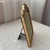Vintage Inspired Earring Necklace Display Stand Flannel Lined Resin Frame Jewelry Organizers For Home Store Decoration